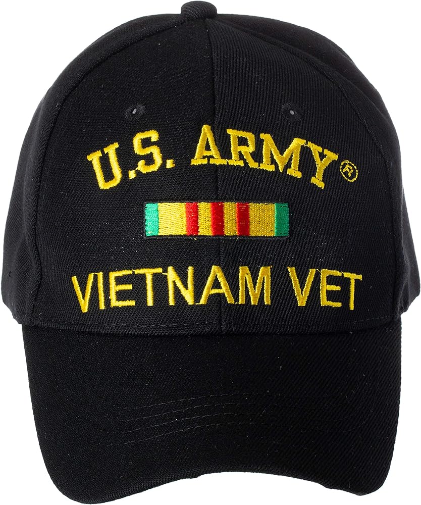 Artisan Owl Officially Licensed Vietnam Veteran Embroidered Adjustable Baseball Cap - US Navy, US Air Force, US Army