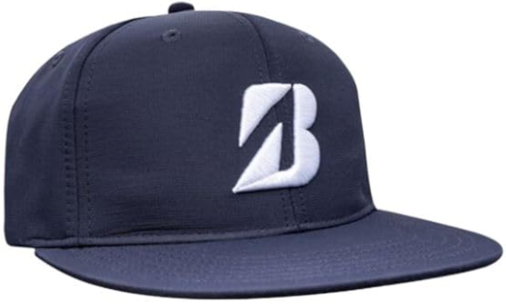 Bridgestone Tour Flat Snapback Cap (Navy, Adjustable) 2023 Golf Hat