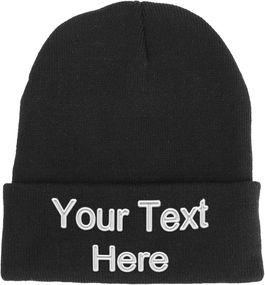 Personalized Skull Hat, Custom Beanies for Men & Women