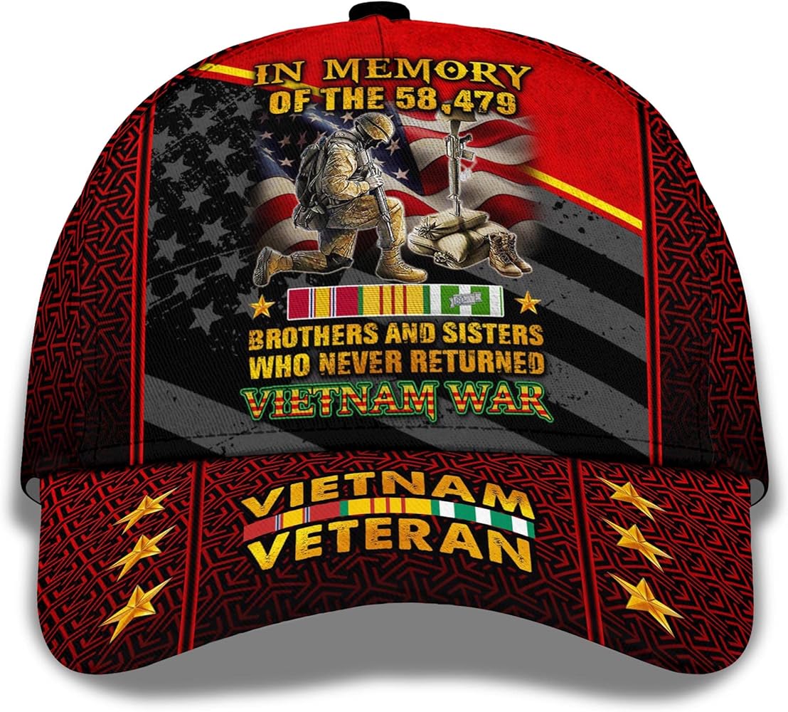 V VIBEPY Veteran Cap, Vietnam Veteran Cap, Veteran Gift, Soldier Cap, Veteran Day Gift, Veteran Cap, Veteran Hat