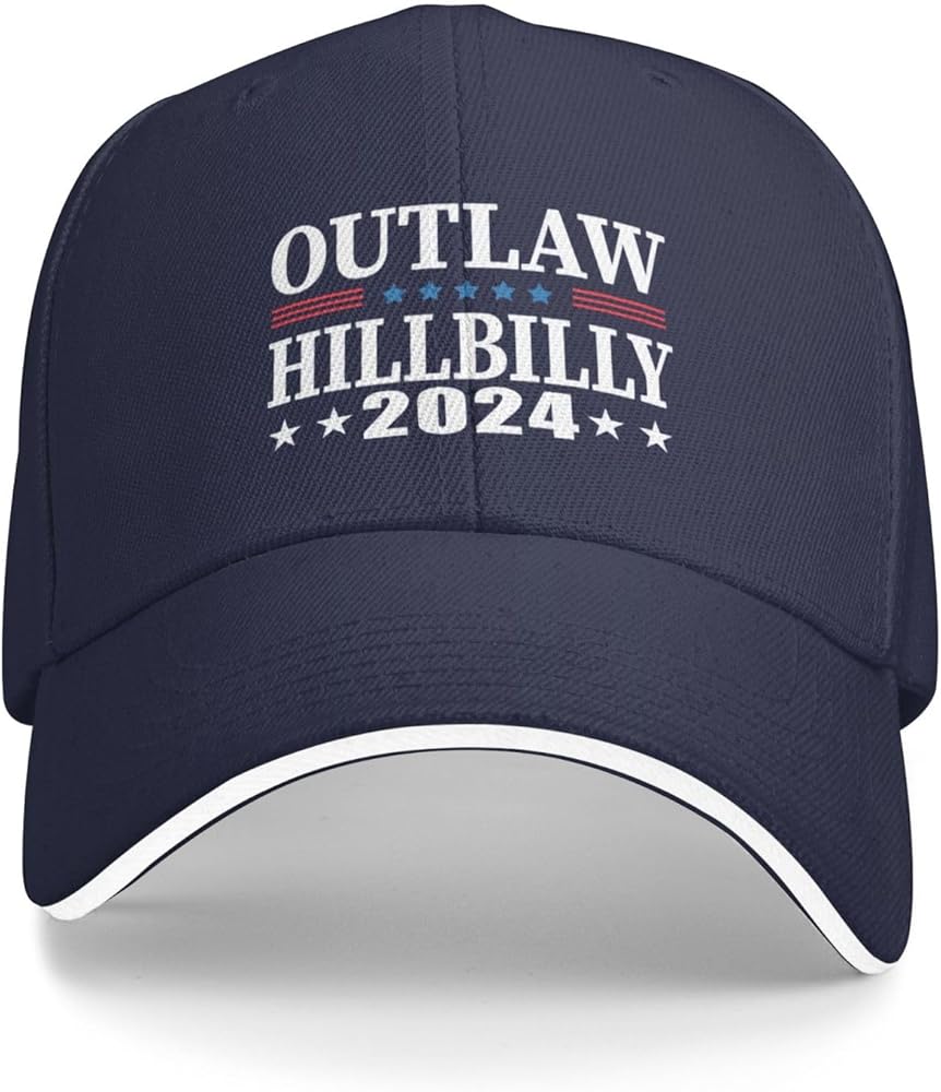 Outlaw Hillbilly 2024 Baseball Caps for Men 90s Vintage Baseball Hats