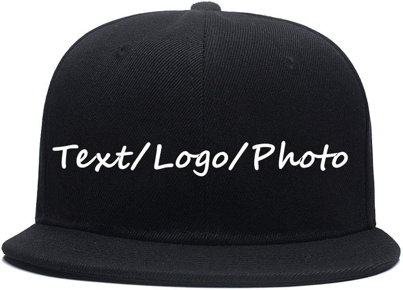 Men Women Hip Hop Plain Snapback Hats Personalized Flat Brim Outdoors Sun Visors Add Picture/Text/Logo Custom Baseball Caps