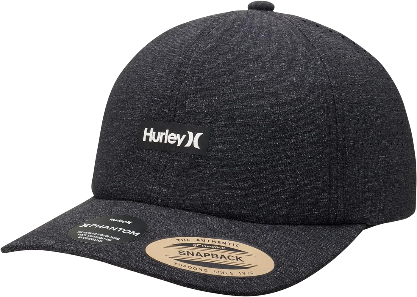 Hurley Men's Baseball Cap - Phantom Combat Dry Fit Curved Brim Hat