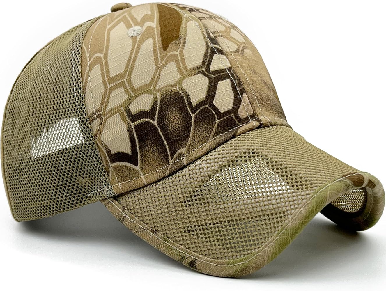 Mens Camo Mesh Baseball Hat American Flag USA Eagle Tactical Operator Patriotic Caps US Army Military OCP Ball Hats