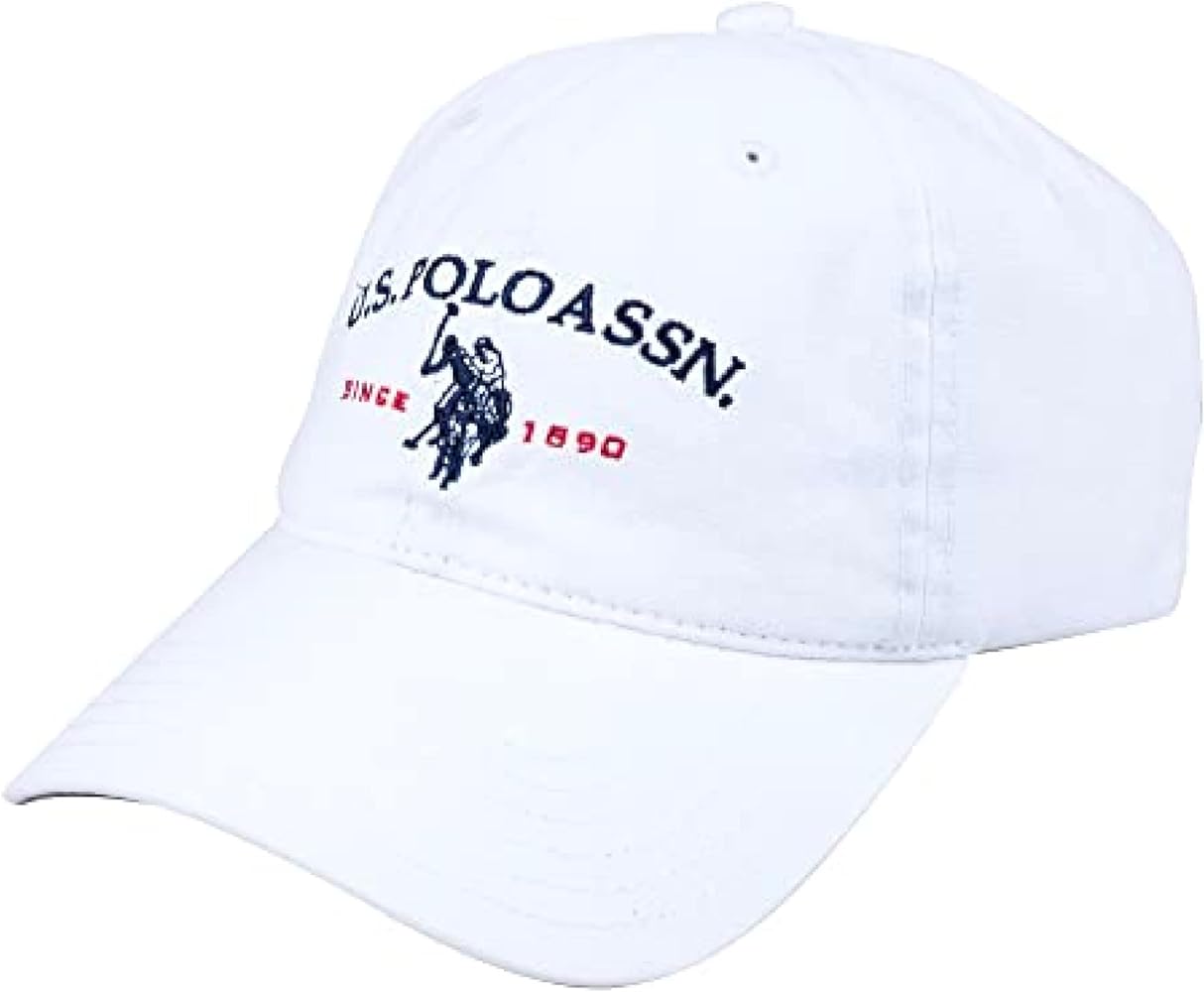 Concept One U.s Polo Assn. Embroidered Pony Horse Logo Since 1890 Adjustable Cotton Baseball Hat with Curved Brim