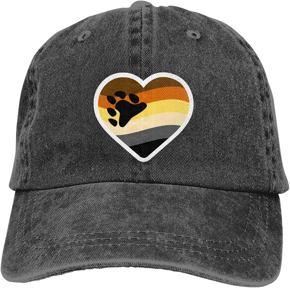 LGBTQ Pride Heart Queer Af Baseball Cap Golf Dad Hat Adjustable Original Classic Low Profile Cotton Hat Men Women