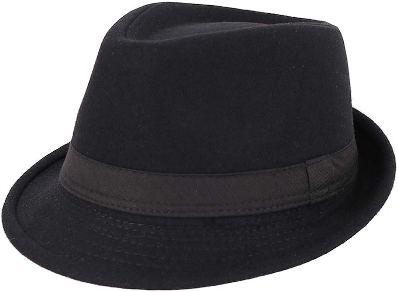 Unisex Timelessly Classic 20s Trilby Fedora Hat Men Women Short Brim Panama Jazz Cap Manhattan