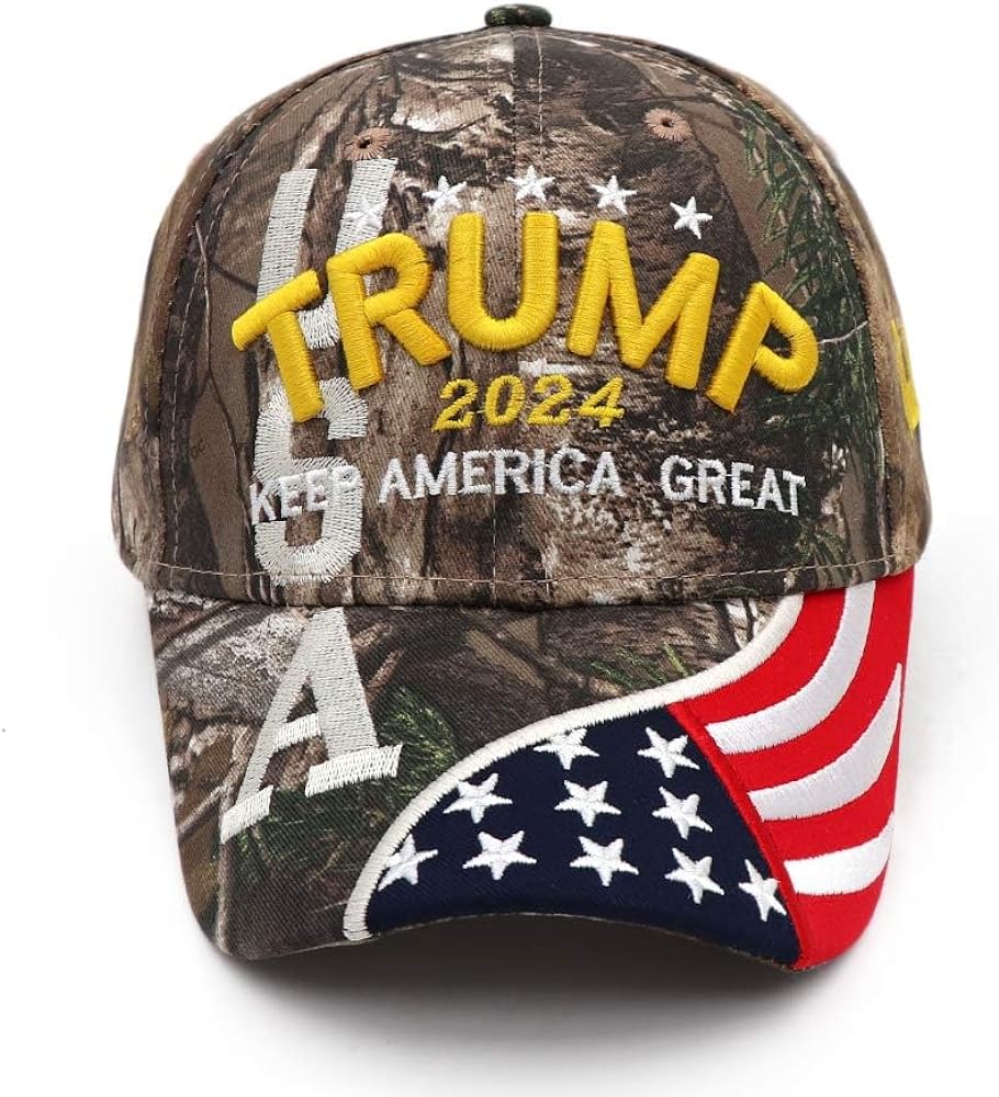 Trump 2024 Hat MAGA Hat Keep America Great Hat Trump Merchandise Embroidered Adjustable Baseball Cap