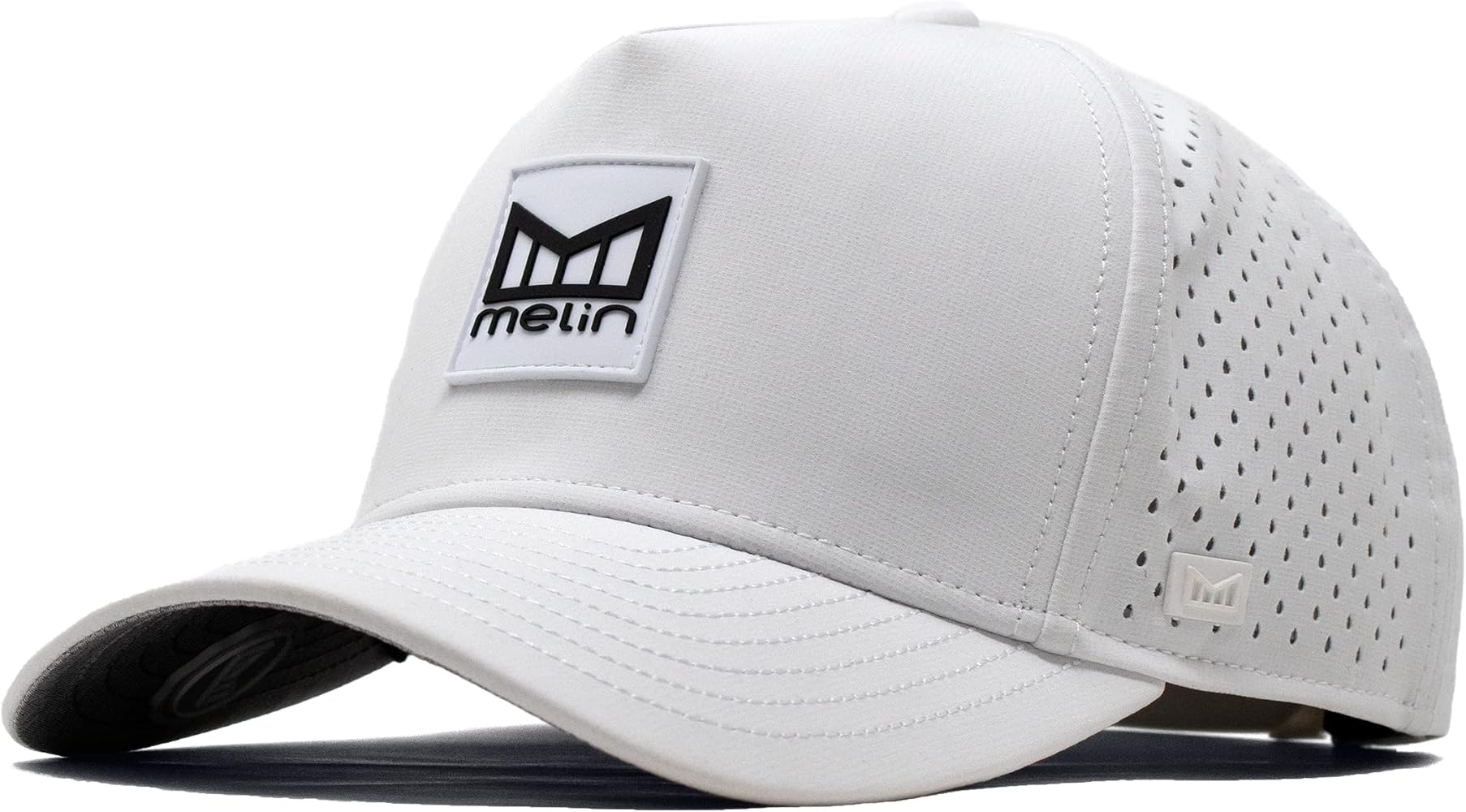 melin Odyssey Stacked Hydro, Snapback Hats, Water-Resistant Baseball Caps for Men & Women, Golf, Running, or Workout Hat