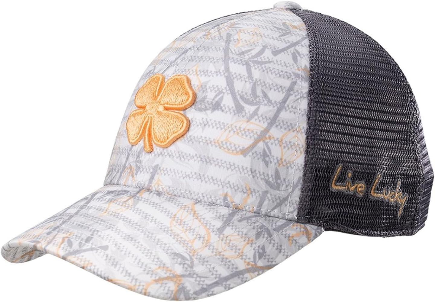 Black Clover Island Luck 22 Hat Tropical Print One Size