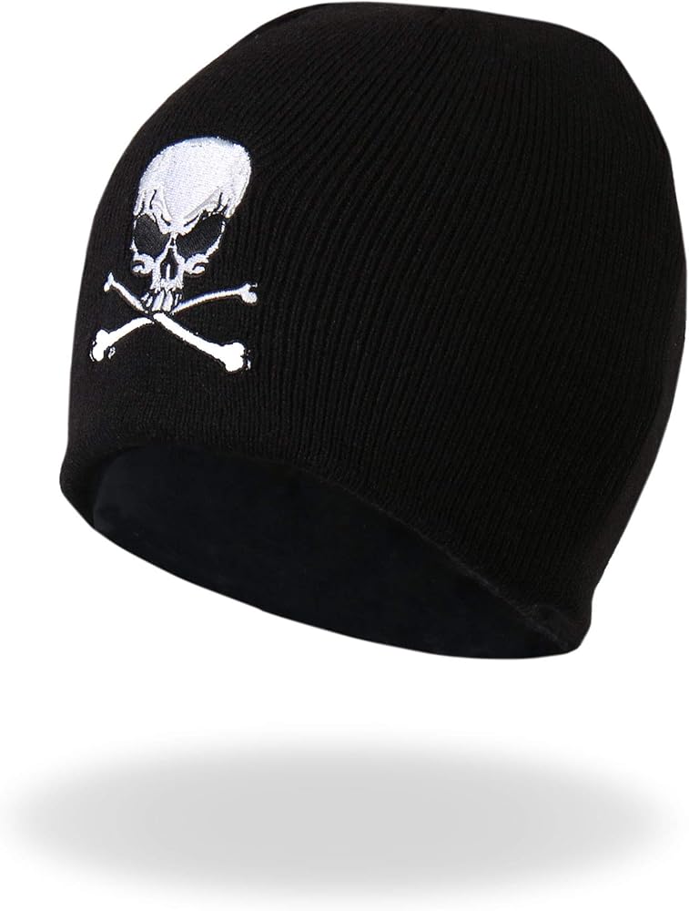 Hot Leathers Knit Cap (Black)