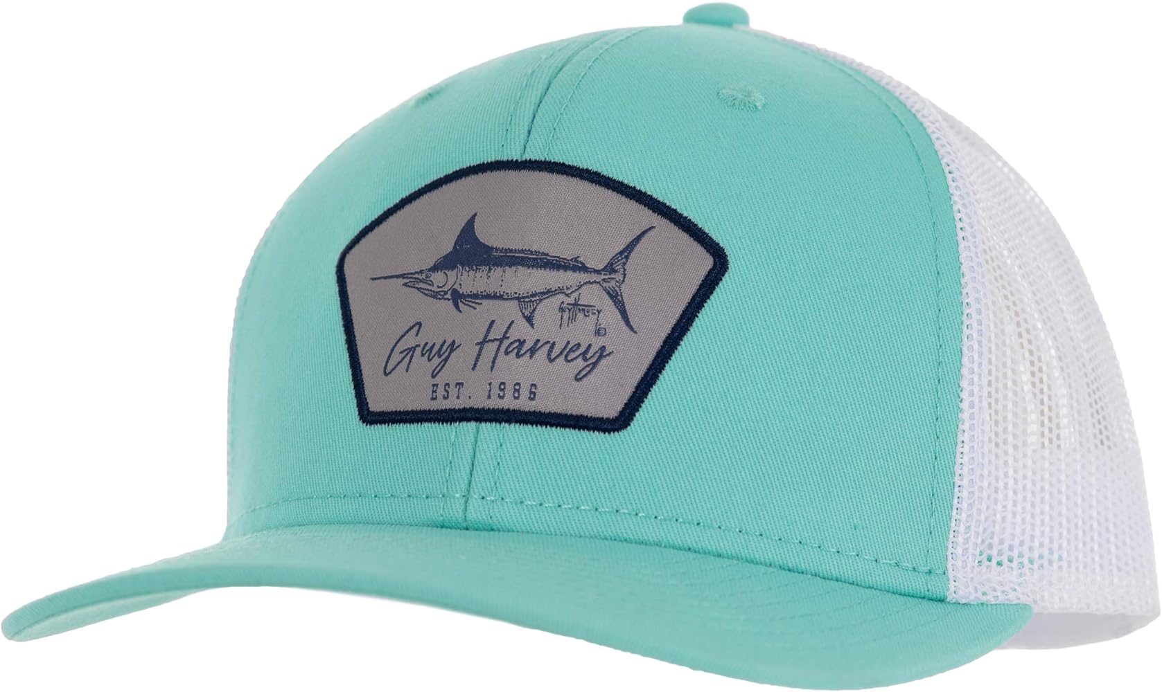 Guy Harvey Men's Chambray Trucker Hat