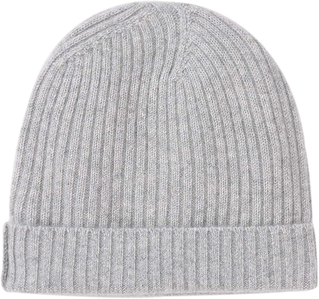 Pure 100% Cashmere Beanie for Men, Warm Soft Mens Cashmere Hat in a Gift Box