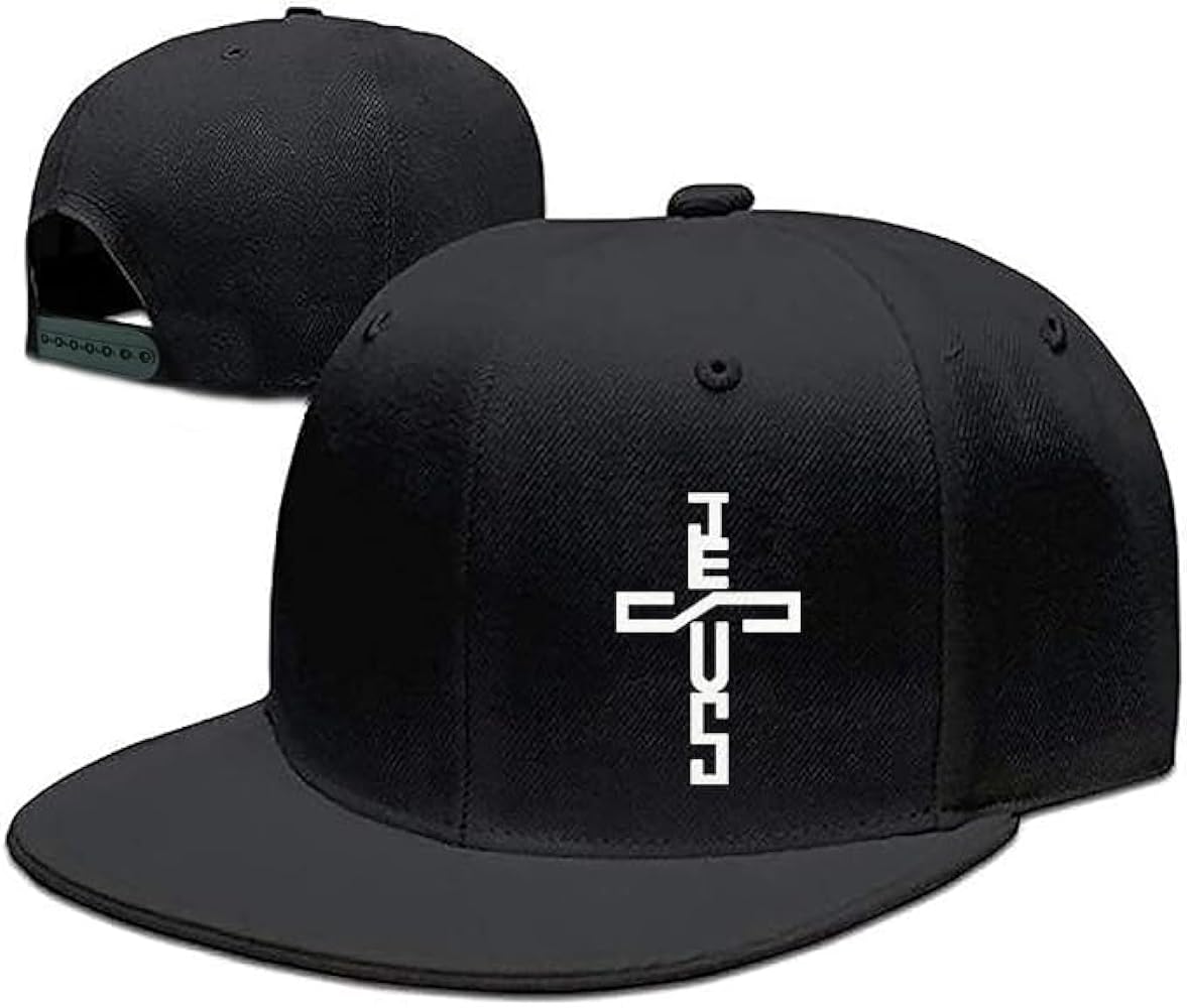 Flat Bill Hats for Men Snapback Skull Hats Black Hat for Teen Boys Skateboard Hats Baseball Cap