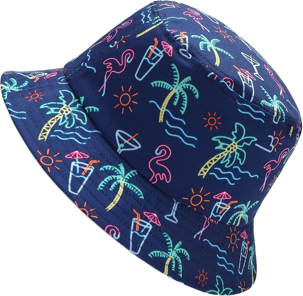 Bucket Hats Adults Unisex Beach Hat Summer Sun Fashion Fisherman Cap Outdoor Travel