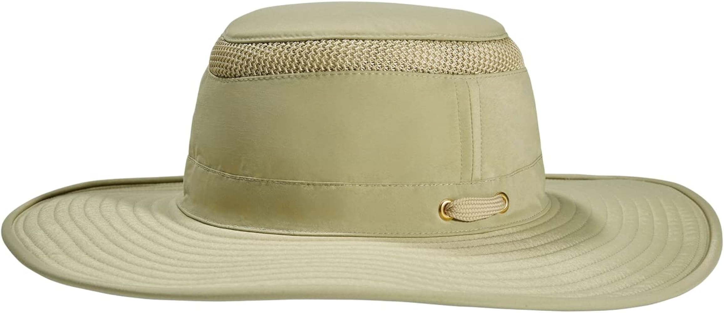 Tilley Mens Womens LTM2 Broad Brim Sun Protection Guaranteed for Life Lightweight Hat Khaki