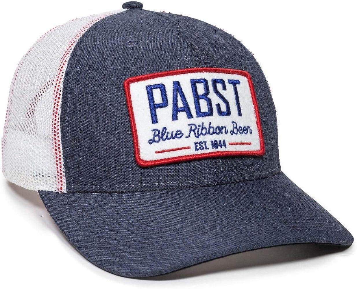 Outdoor Cap Standard BEER-026 Pabst Blue Ribbon Navy/White, One Size Fits