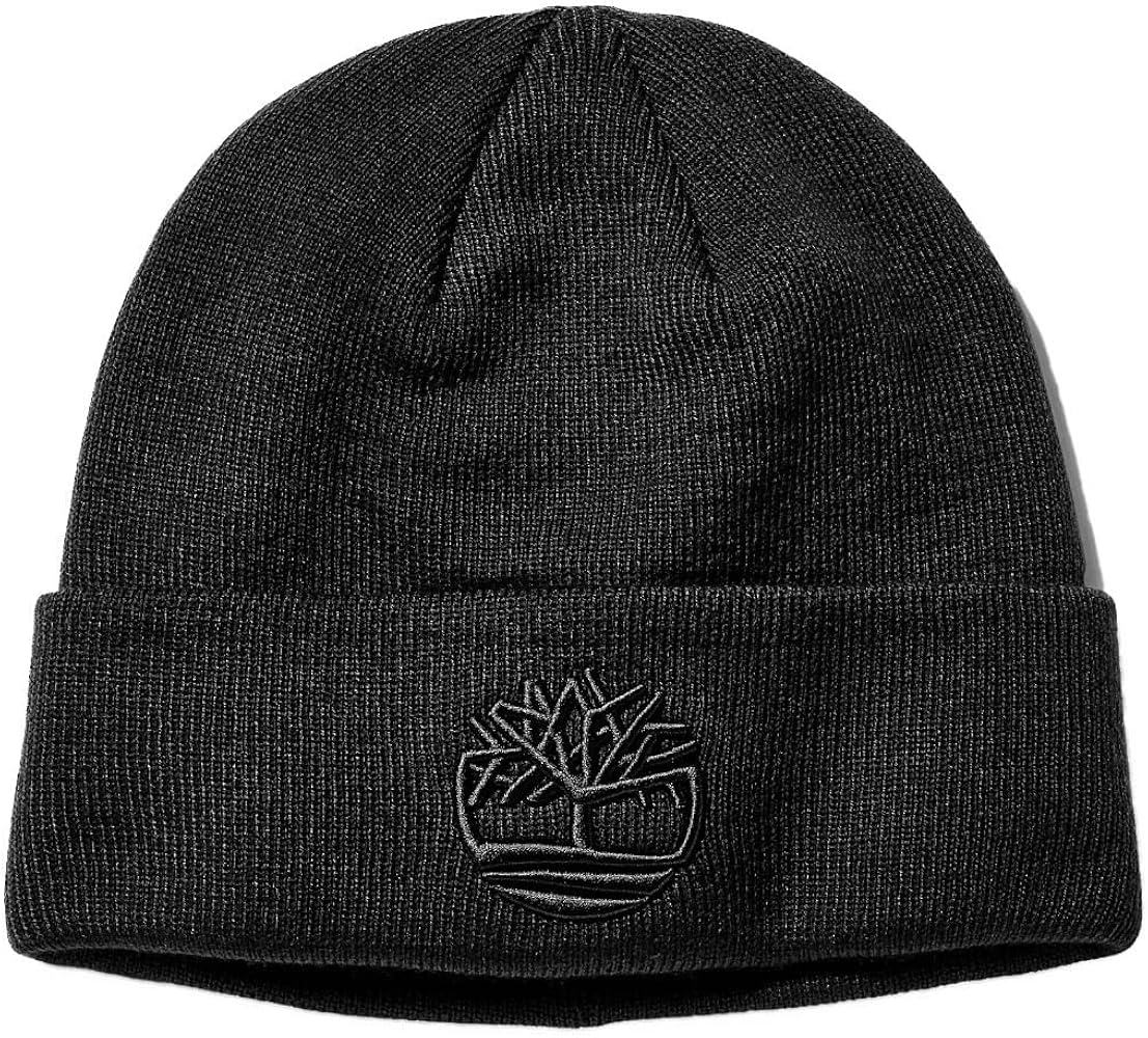 Timberland Men`s Newington Embroidered Beanie (B(T101356C-001)/B, One Size)