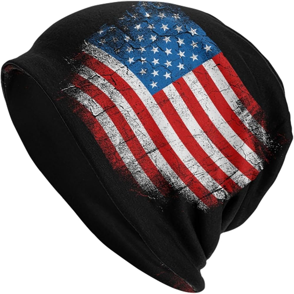 Cute Flag Multifunction Beanie Hat for Men Women Fashion Scarf Soft Stretch Skull Cap