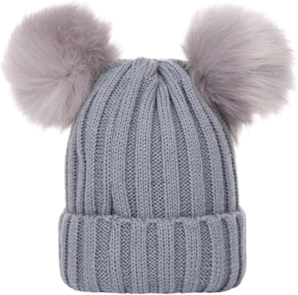 Women and Men Beanie，Hat Warm Knit Winter Hats，Elegant Soft Beanies H09 Multicolor