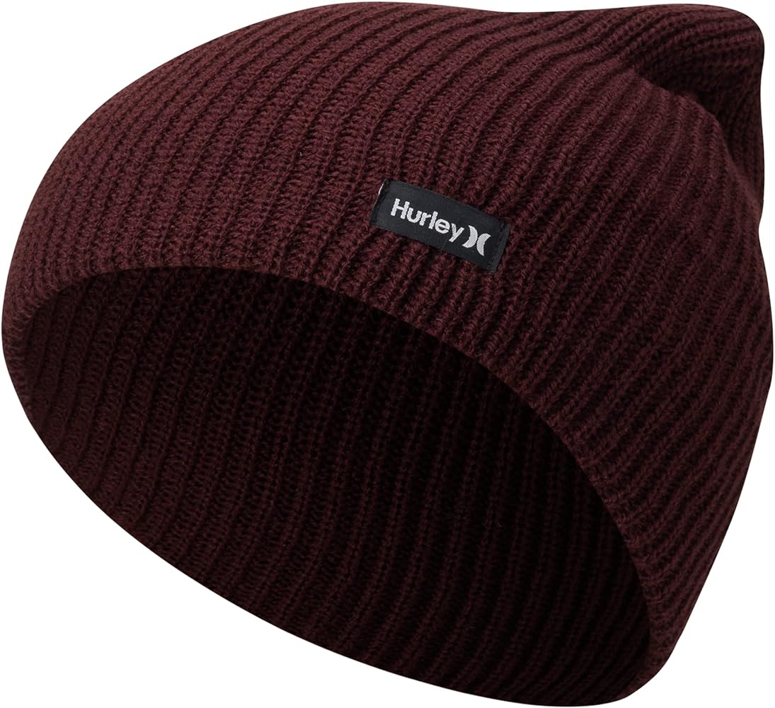 Hurley Men's Winter Hat - Smith Classic Stretch Knit Beanie - Skull Caps for Men