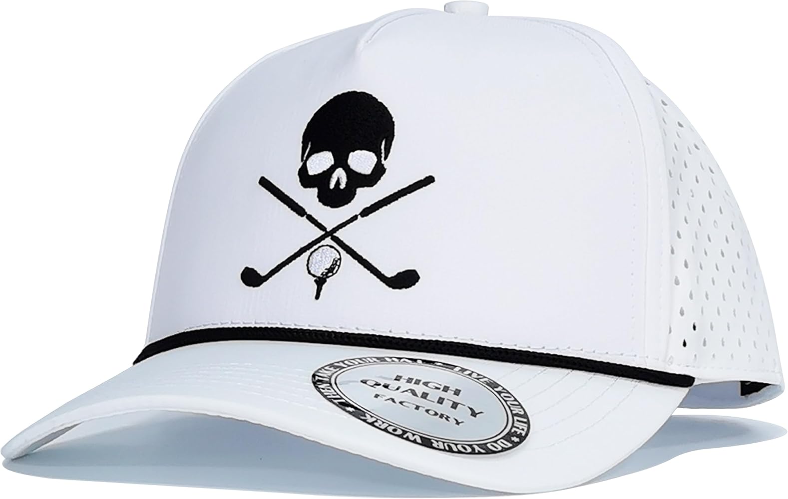 Funny Golf Hats for Men Women,Golf Gifts Skull Baseball Cap for Adults Humor