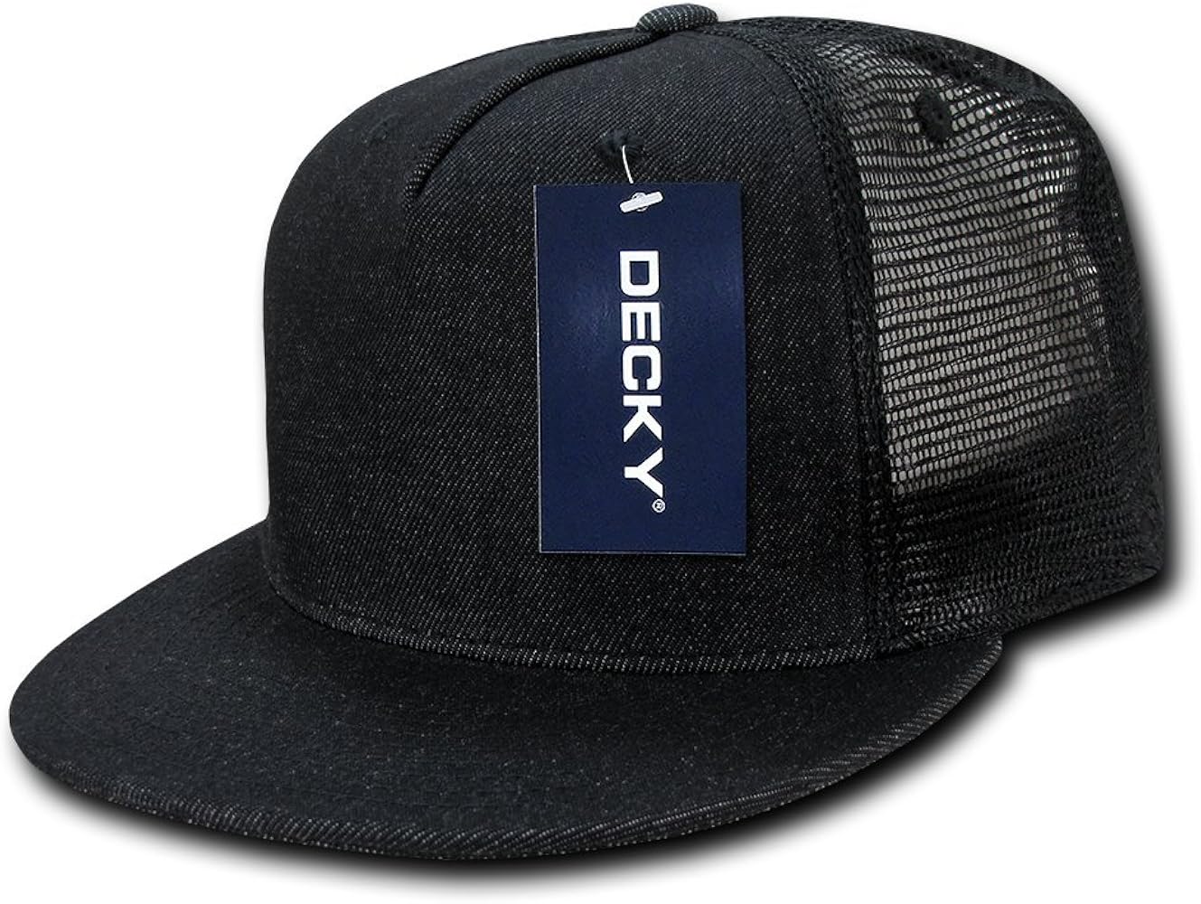 DECKY 5 Panel Denim Trucker Hat