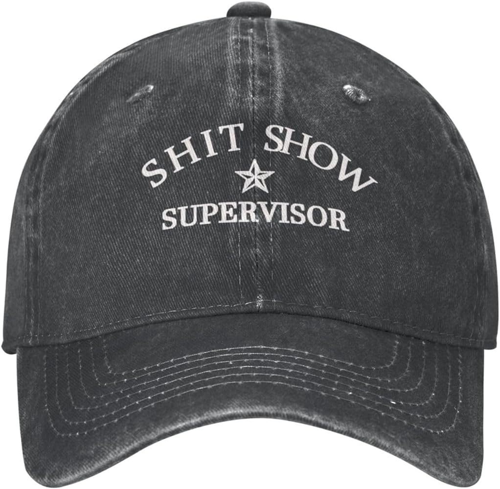 Funny Hat Show Supervisor Hat Premium Baseball Caps for Men Women,Unisex,Ideas Gifts