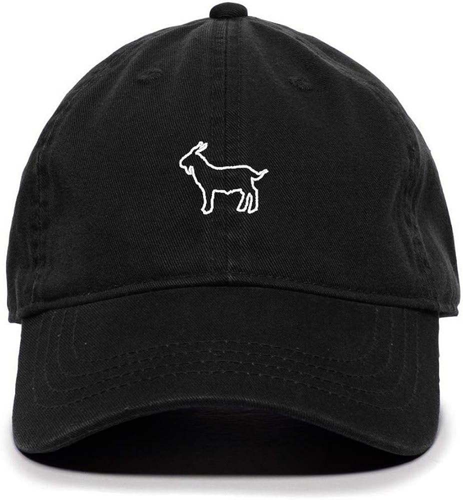 Tech Design Goat Baseball Cap Embroidered Cotton Adjustable Dad Hat