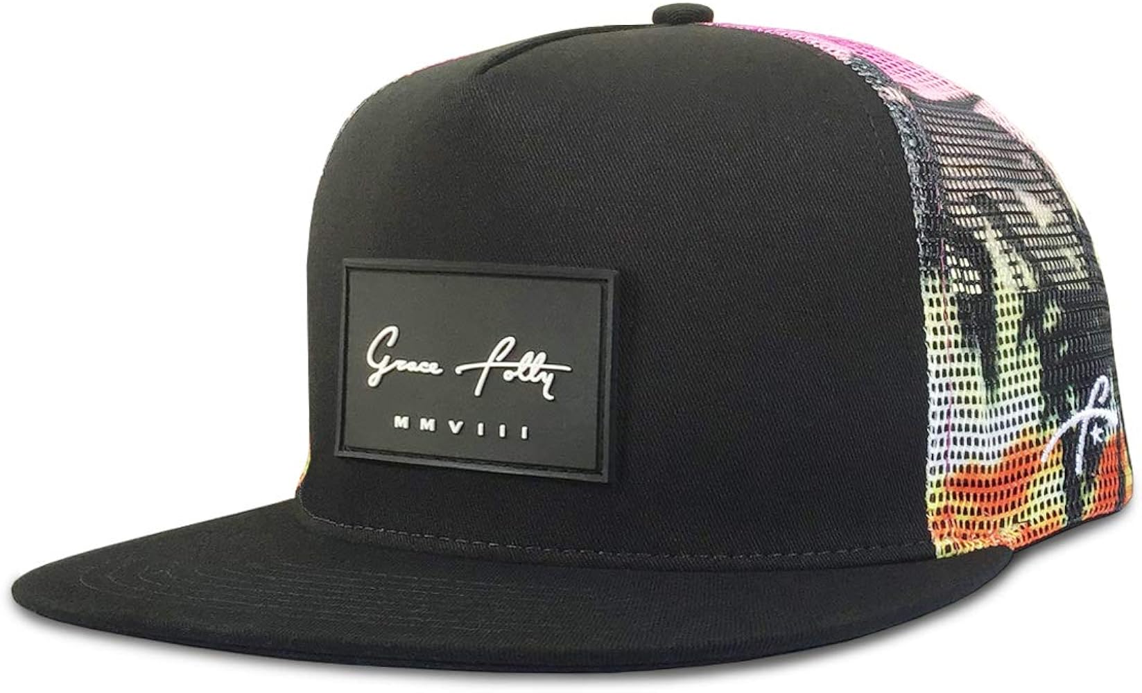 Grace Folly Trucker Hat for Men & Women. Snapback Mesh Caps