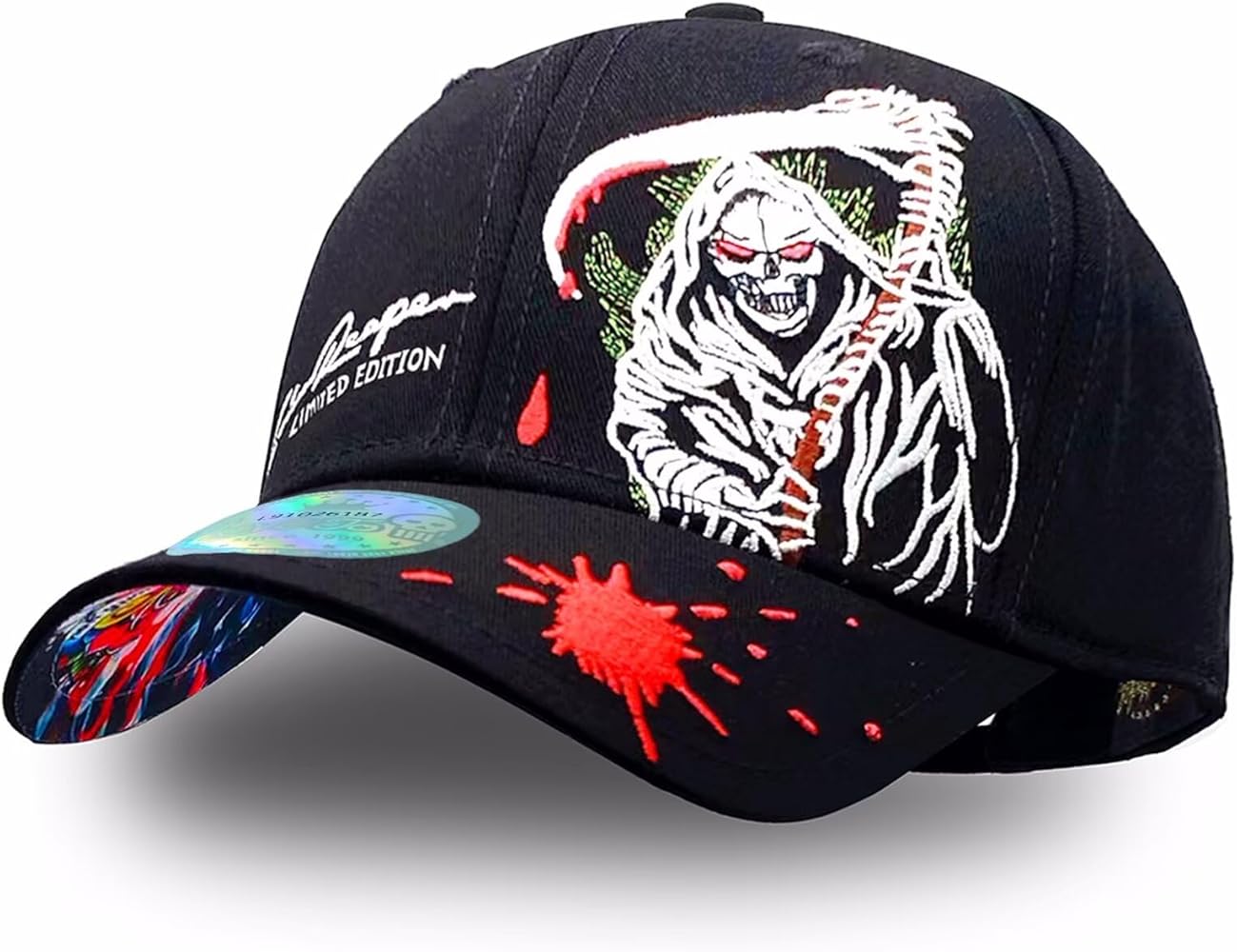 Snapback Hats for Men Women Fashion Grim Reaper Skull Dad Baseball Caps