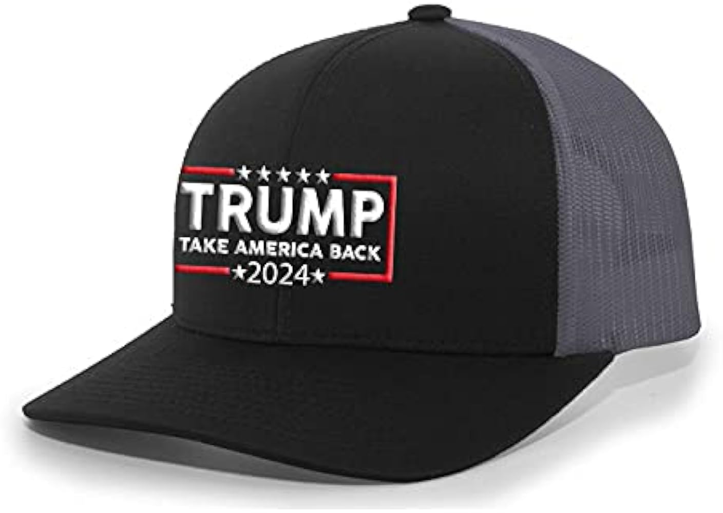 Trenz Shirt Company Trump 2024 Take America Back Republican Conservative Mesh Back Trucker Hat