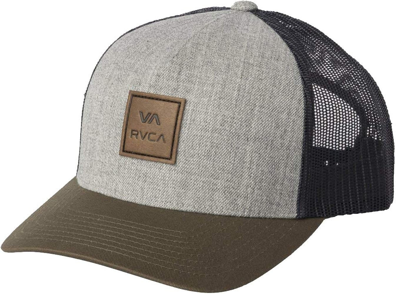 RVCA Men's Curved Bill Snapback Mesh Trucker Hat