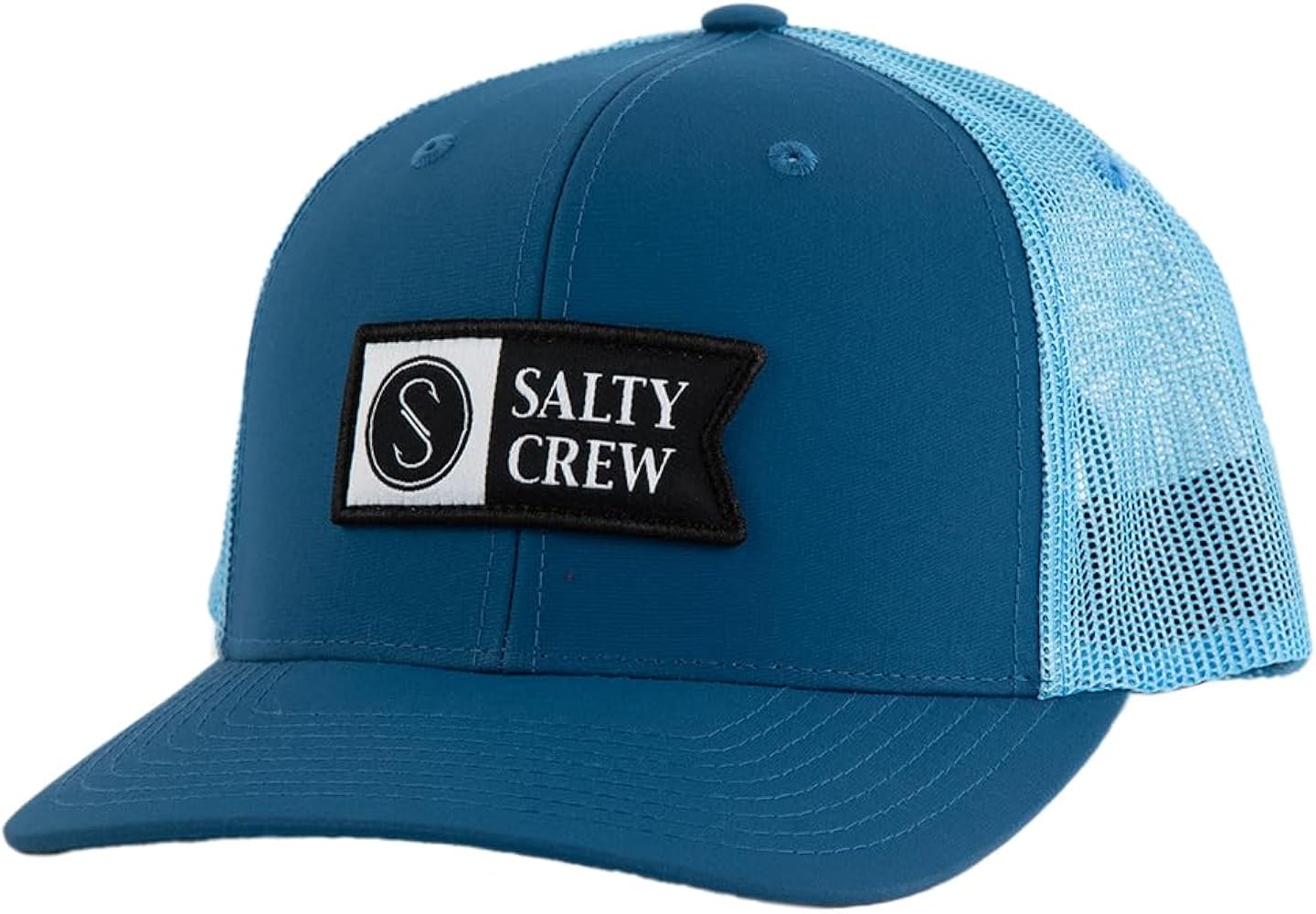 Salty Crew Pinnacle 2 Retro Trucker Hat Slate Blue