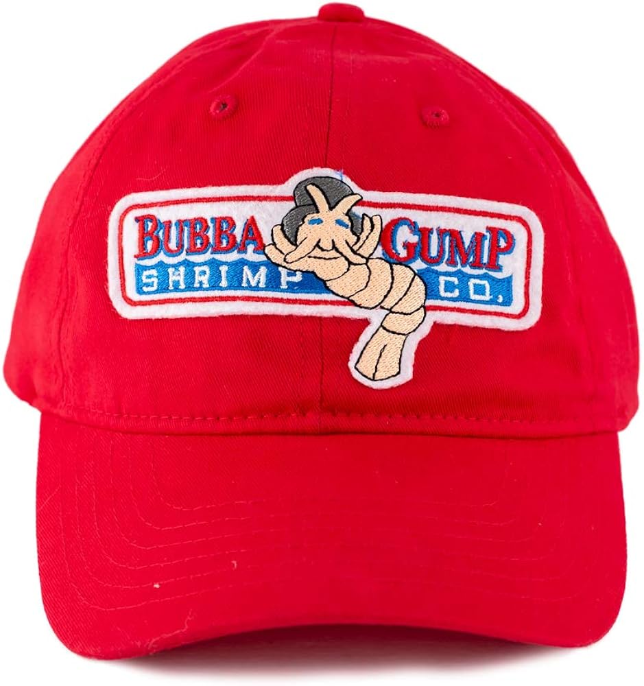 Bubba Gump Shrimp Red Hat Cap