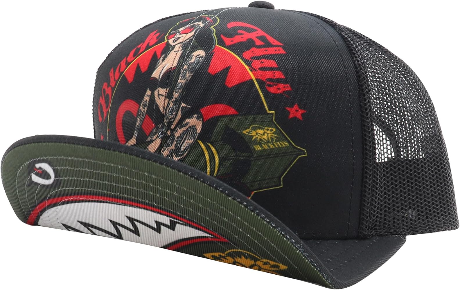 Black Flys Fly Bomb-Girl Flip-Bill Trucker Black