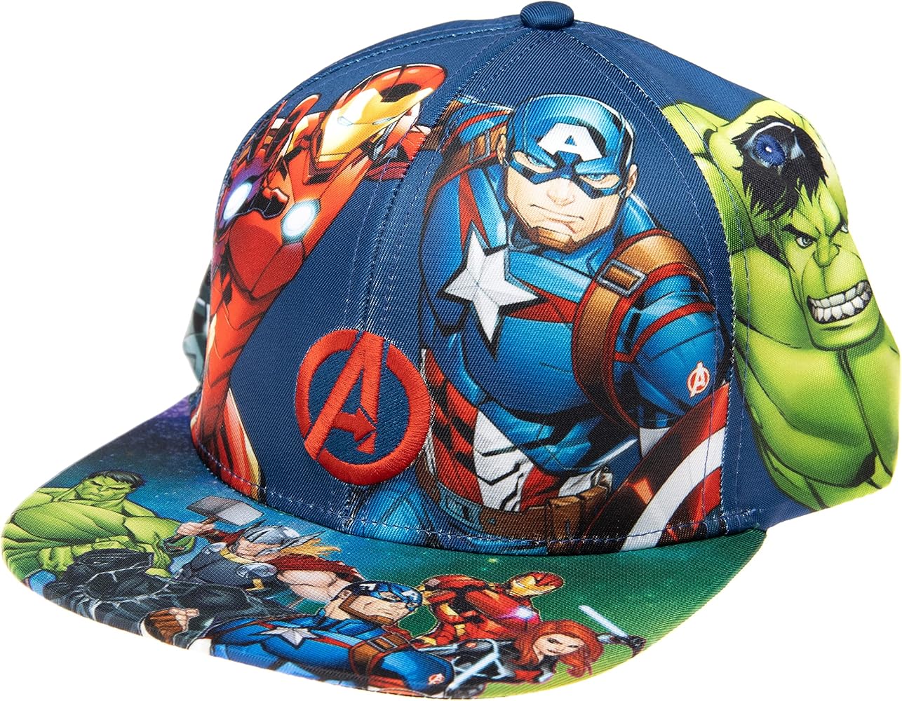 Marvel Avengers Baseball Cap, One Size Baseball hat for Men, Comfortable Hat, Avengers Gift for Men, Mens Merchandise