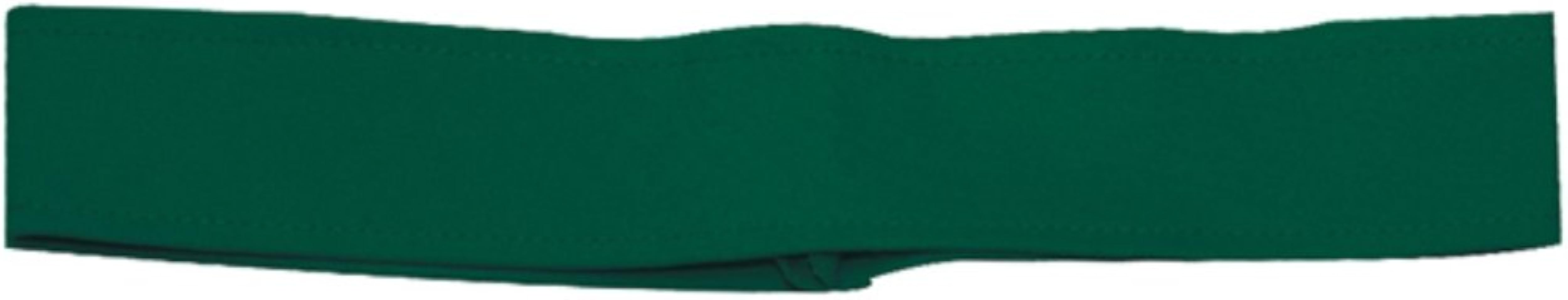 Stretchable Brushed Twill Hat Band for Fedora Forest Green