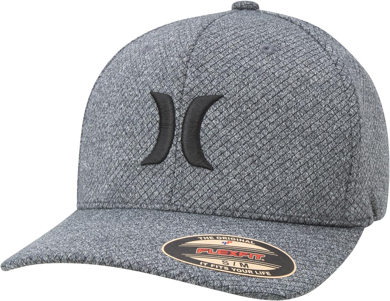 Hurley Men's Caps - One & Only Flexfit Textures Cap - Fitted Hats for Men, S-XL