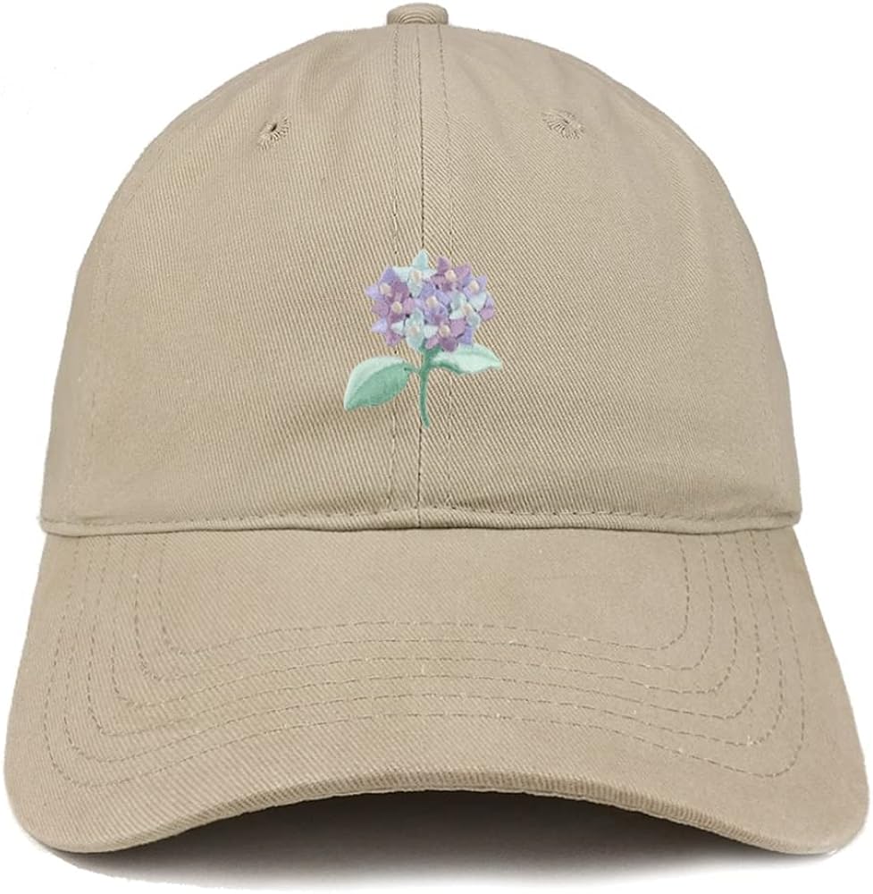 Trendy Apparel Shop Hydrangea Patch Low Profile Soft Cotton Baseball Cap