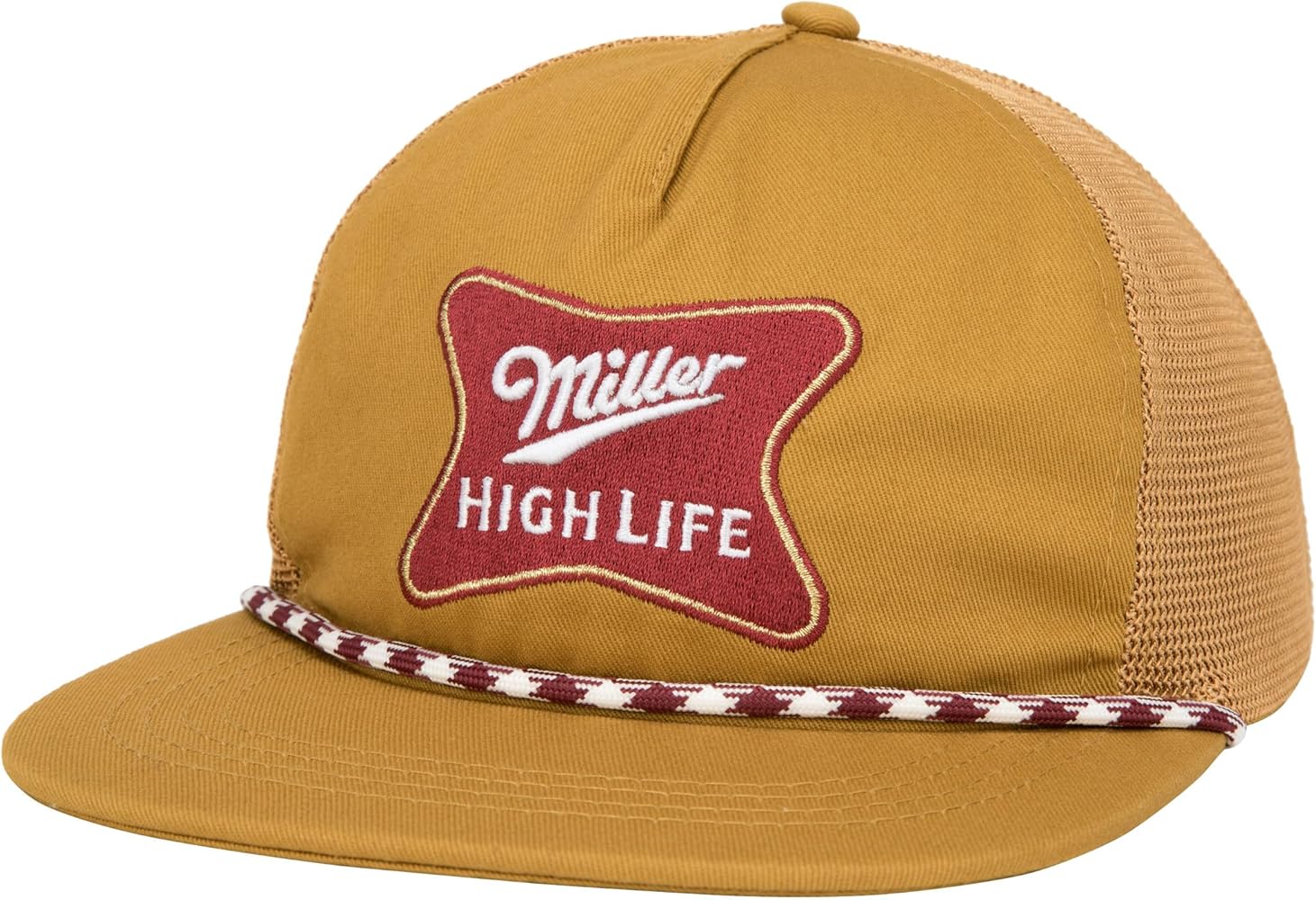 Miller High Life Embroidered Logo Cotton Twill Rope Hat Multi