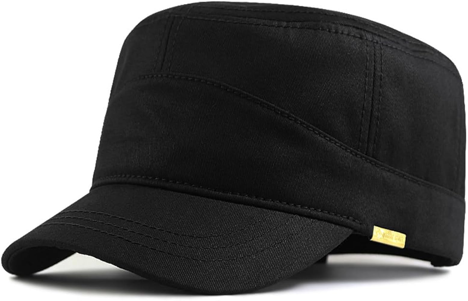 Army XXL Hat Military Cap Plus Size Hats for Men Short Bill Hat Cadet Cap