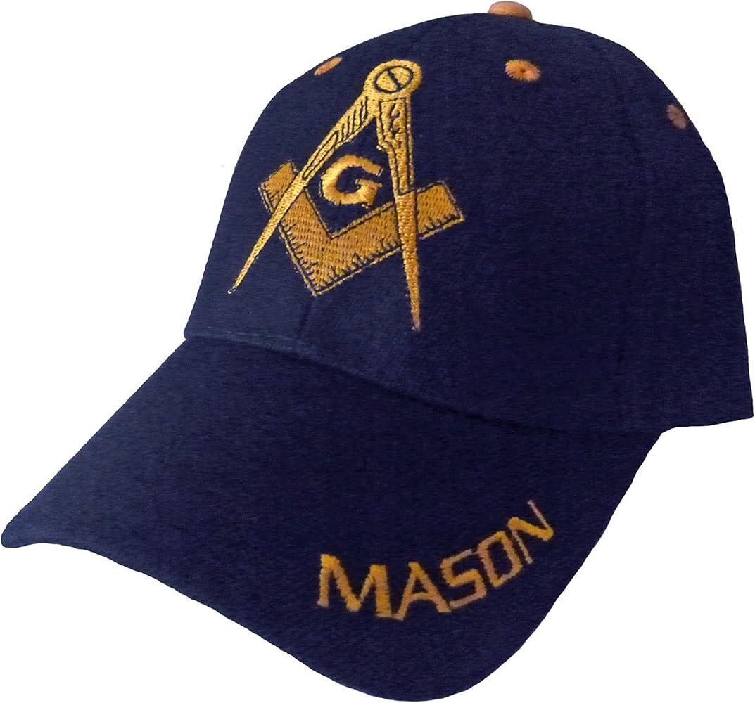 inf Infinity Superstore Blue and Gold Mason Masons Freemason Masonic Lodge Ball Cap Hat