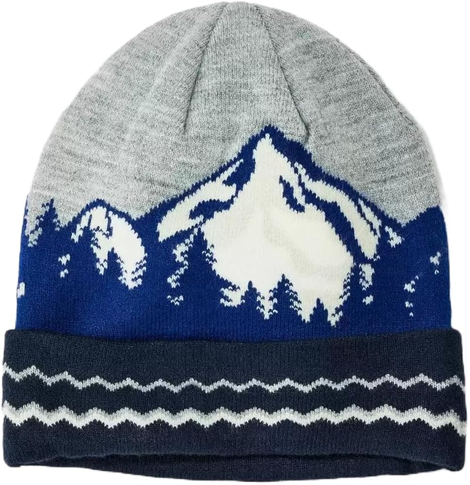 Goodfellow & Co Men's Holiday Fair Isle Beanie - (One Size, Blue)