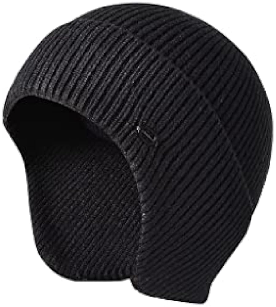 Winter Cycling Cap Windproof Thermal Ski Cap Running Skiing Cycle Knitted Hat Men Women Cycling Hats (Color : B, Size : One Size)