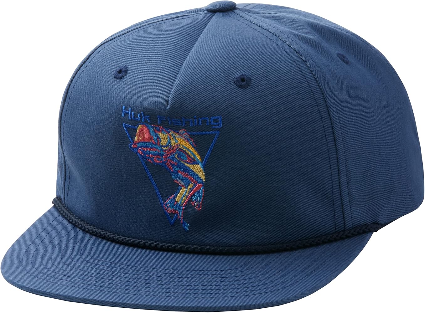 HUK Men's Unstructured Anti-Glare Fishing Trucker Snapback Hat