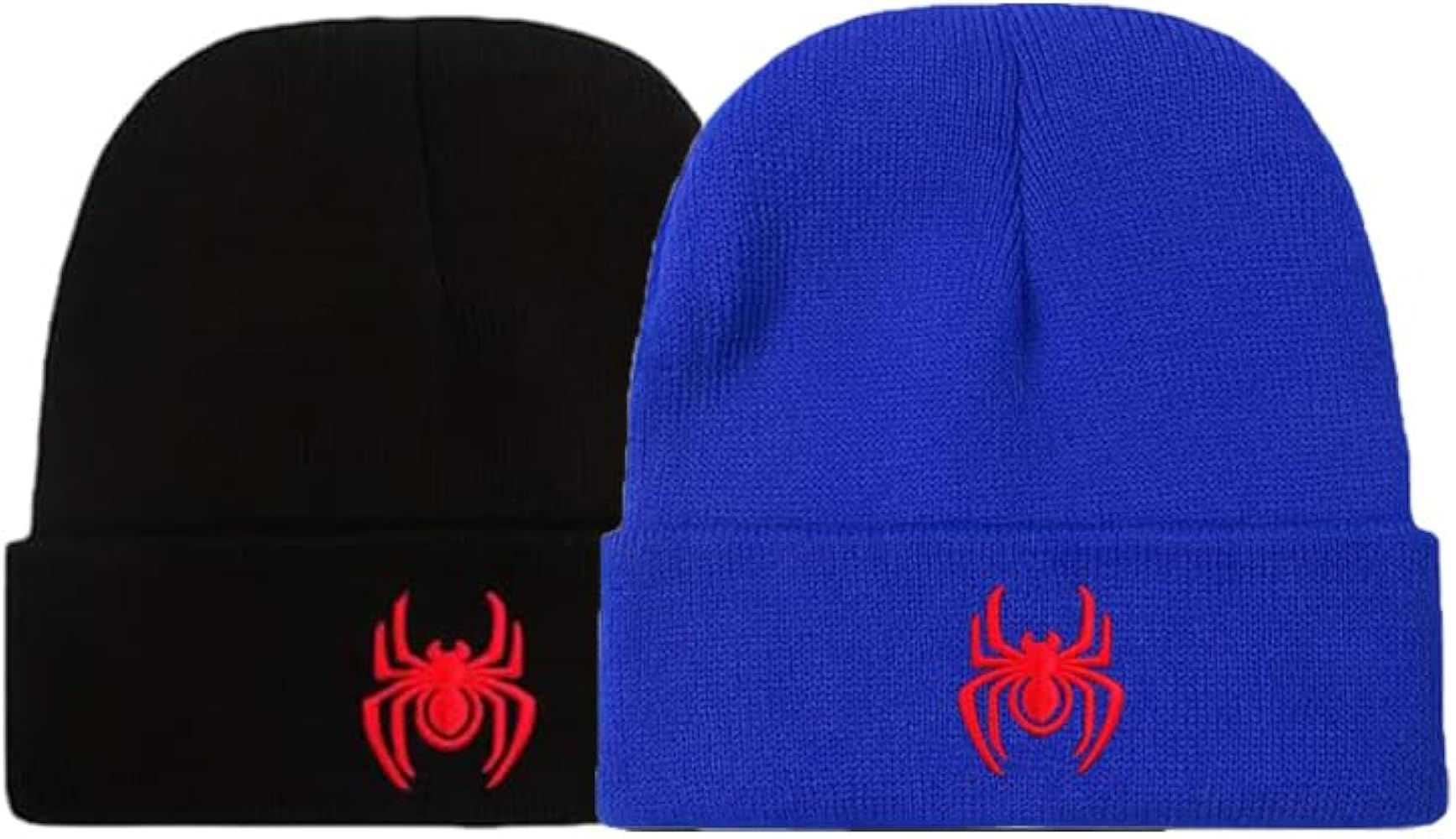 Y2k Beanie Hat for Women Men Knitted Spider Graphic Beanies Hats Caps Warm Casual Skullies Winter Beanie