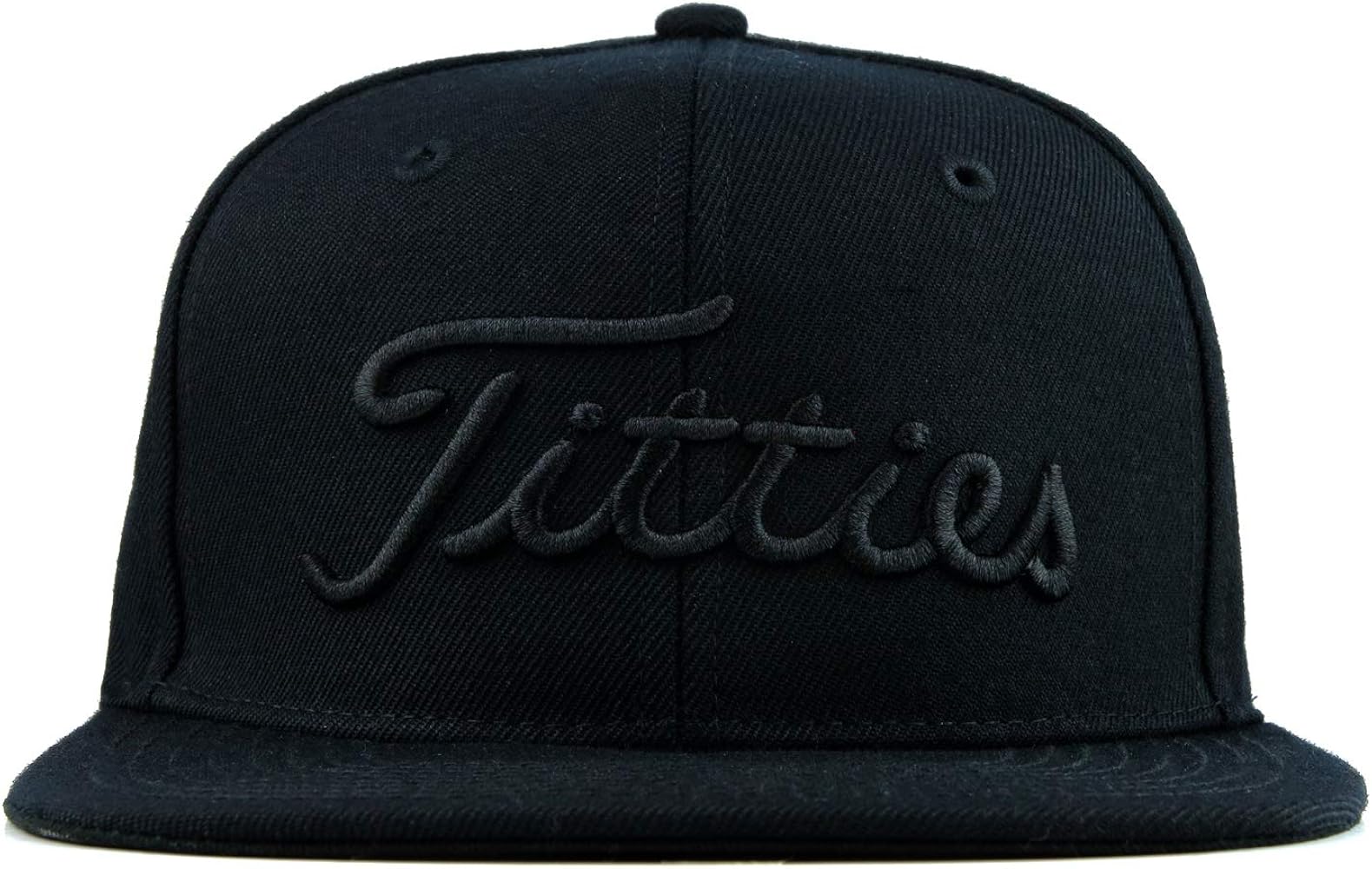 Titties 3D Golf Hat Snapback Cap PGA Flat Bill Brim