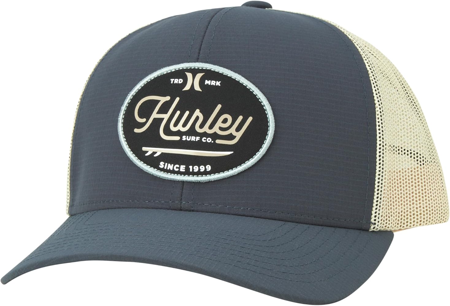 Hurley Mens' Hat - Beach Break Trucker Water Resistant Baseball Cap