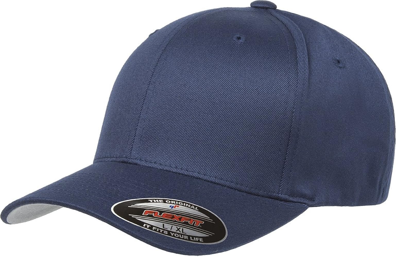 Flexfit Men's Athletic Baseball Fitted Cap, Navy, S/M